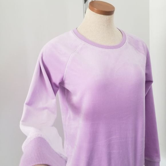 Muk Luks The original Crew Neck Purple Sweater,size S - Picture 5 of 5